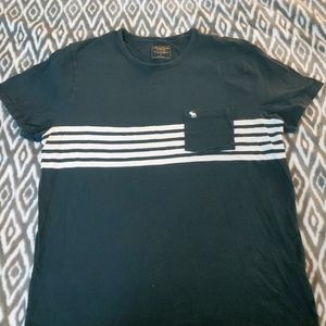 Navy Blue Abercrombie and Fitch T Shirt